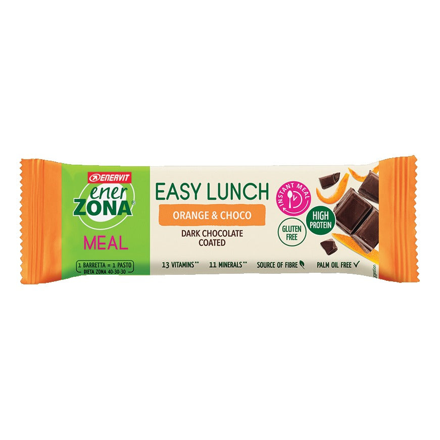 Enervit EnerZona Meal Barretta Easy Lunch Cioccolato Fondente Arancia 45g