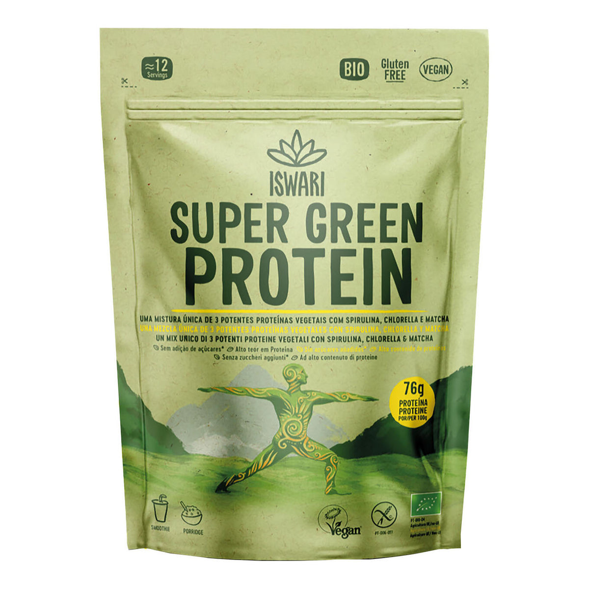 SUPER GREEN PROTEIN BIO ISWARI  