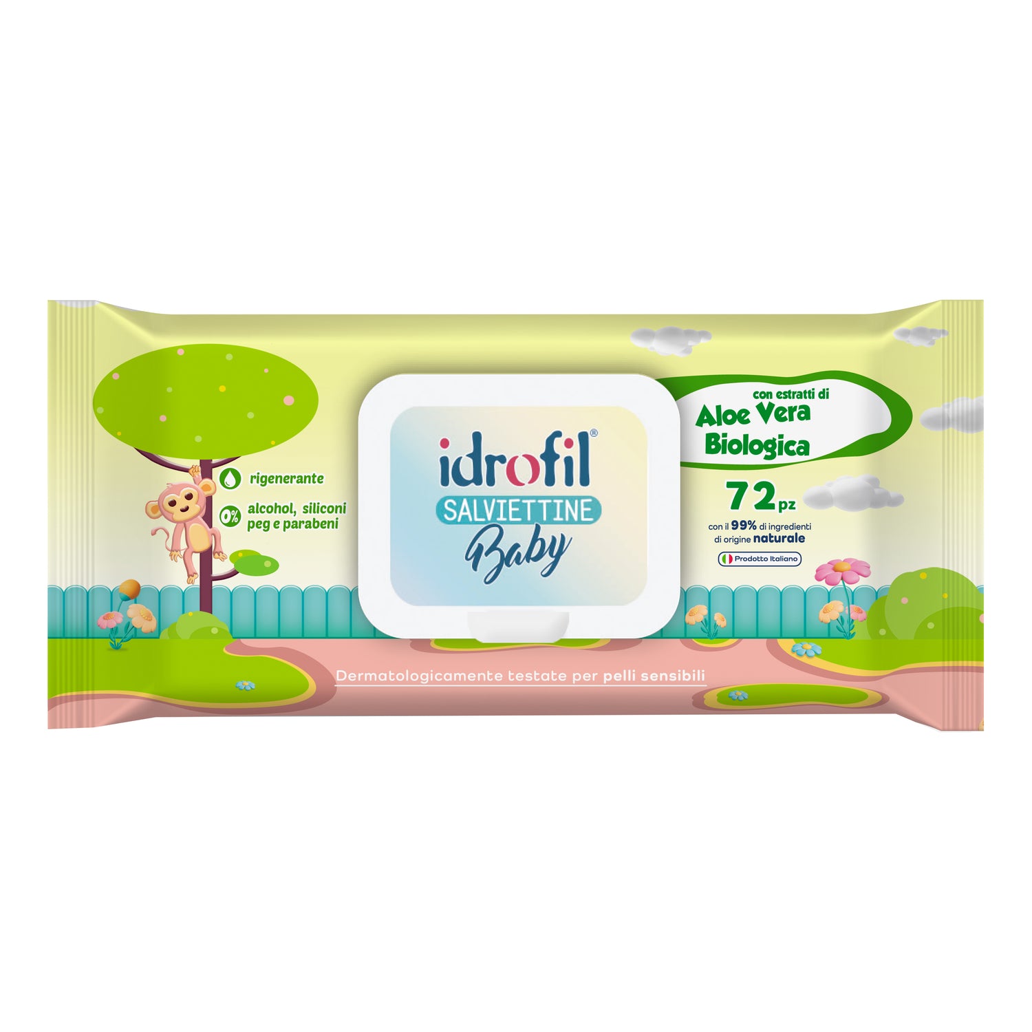 IDROFIL SALV ALOE OL MAND 72PZ
