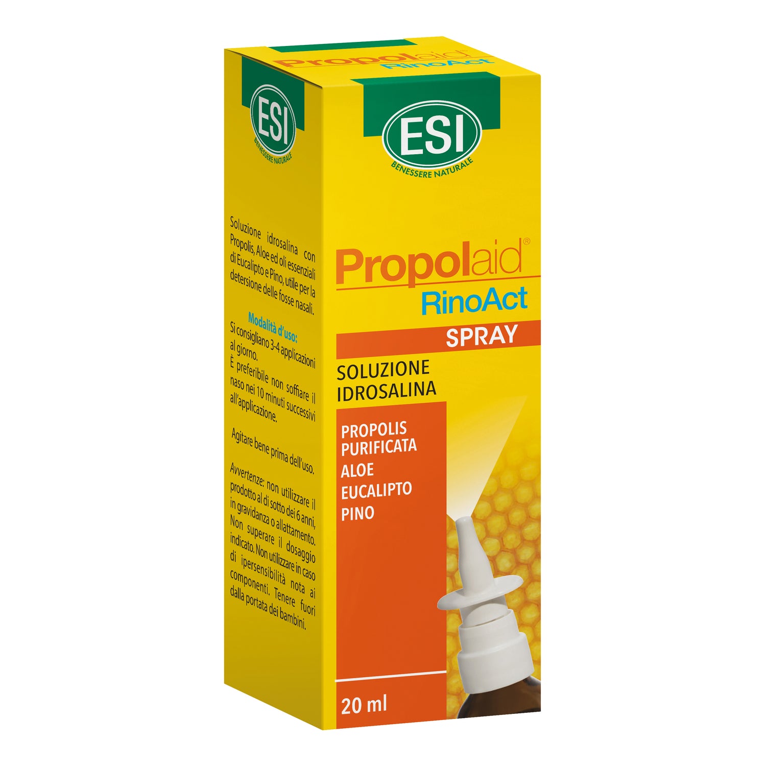 Esi Propolaid Rino Act Aloe Eucalipto Pino - Spray Nasale 20ml