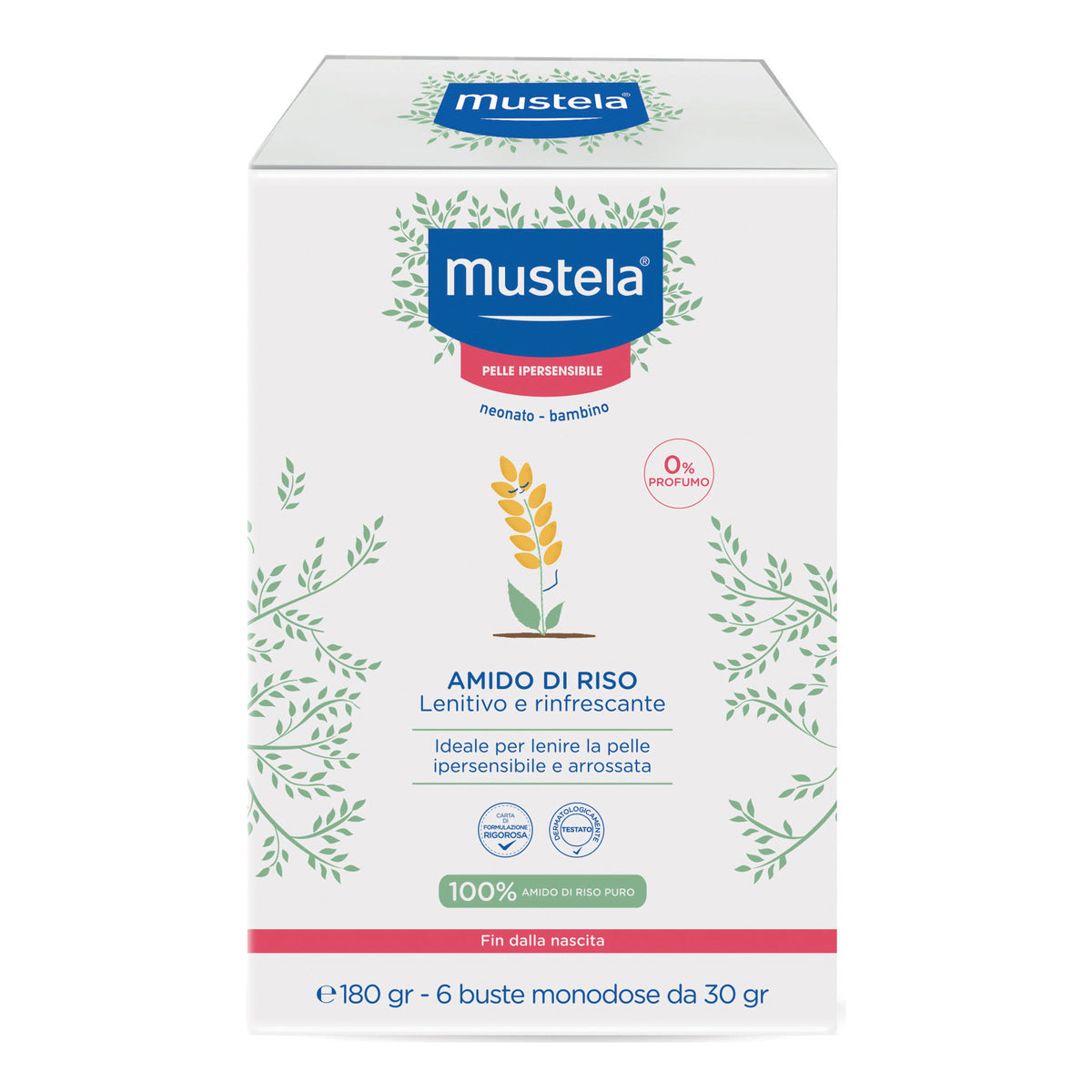 MUSTELA AMIDO DI RISO 180G  
