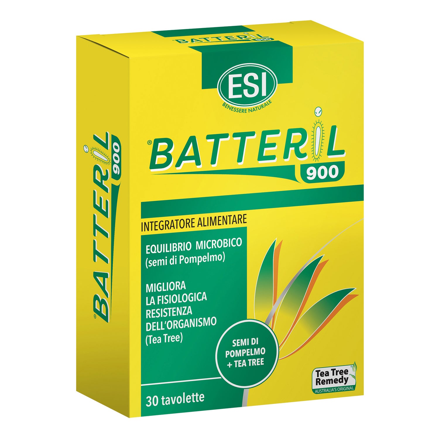 Esi Batteril 900 Semi Pompelmo E Tea Tree 30 Tavolette