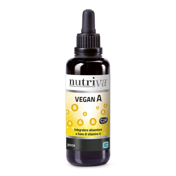 Nutriva Vegan A | Integratore Vitamina A Vegano Gocce | 30 ml
