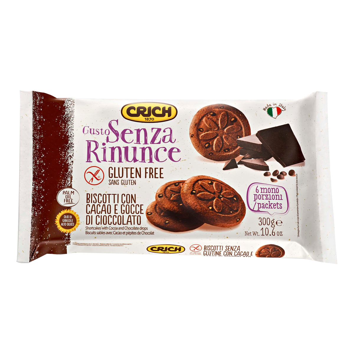 GUSTO S/RINUNCE BISCOTTI CACAO  