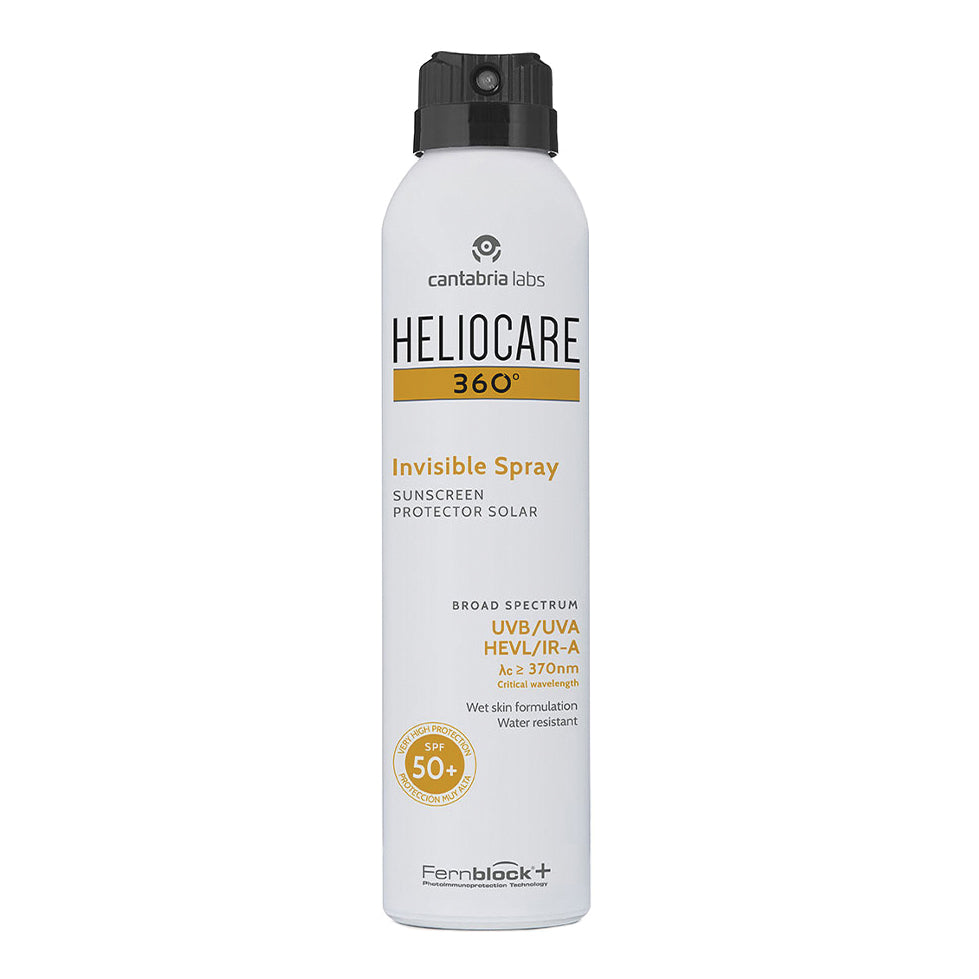 Heliocare 360 Invisible Spray Spf50+ Protezione Solare Corpo Molto Alta 200ml