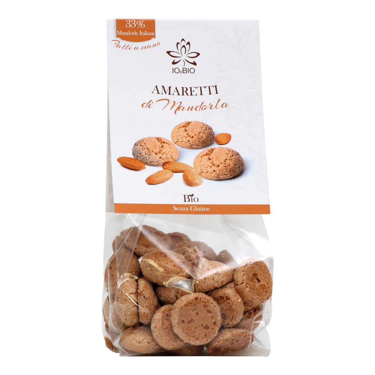 IO&BIO AMARETTI MANDORLA 100G  