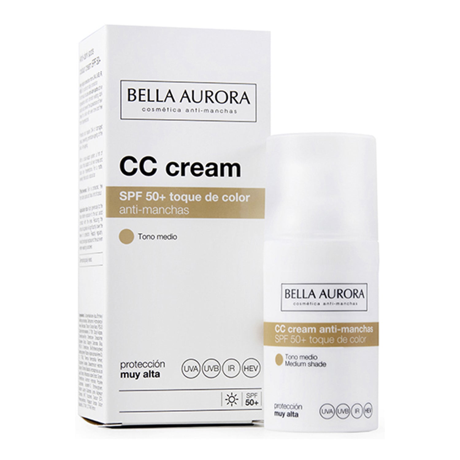 CREMA COLORE SPF50+ TONO MEDIO