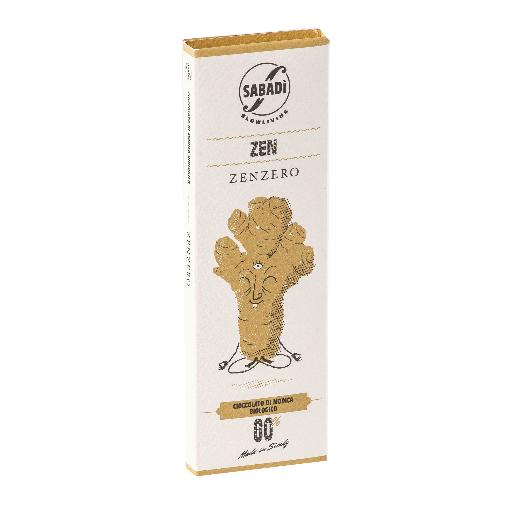 Cioccolato di Modica I.G.P. biologico allo zenzero 50g
