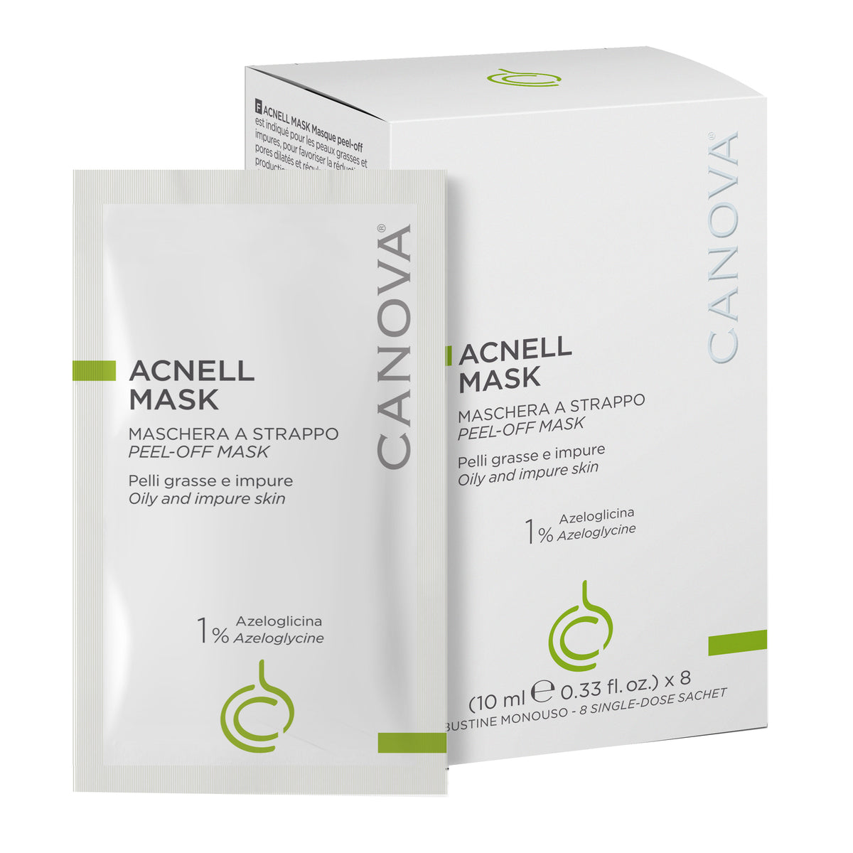 Acnell Canova Acnell Mask Pelli Grasse E Impure 8 Buste 10ml