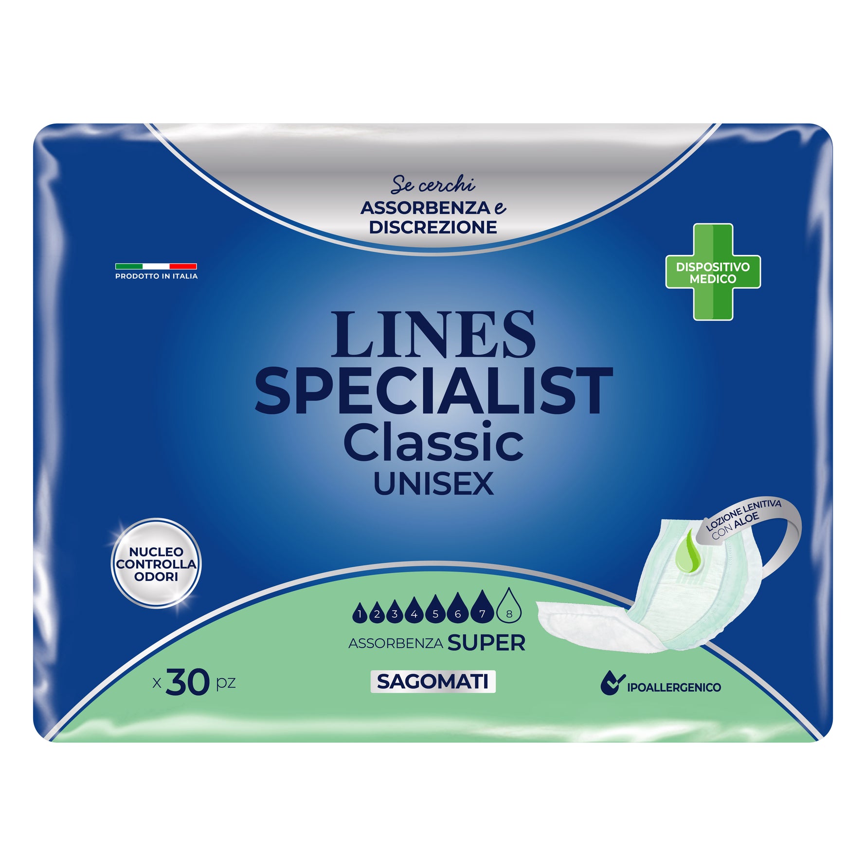 LINES CLAS SAGOMATO SUPER 30PZ
