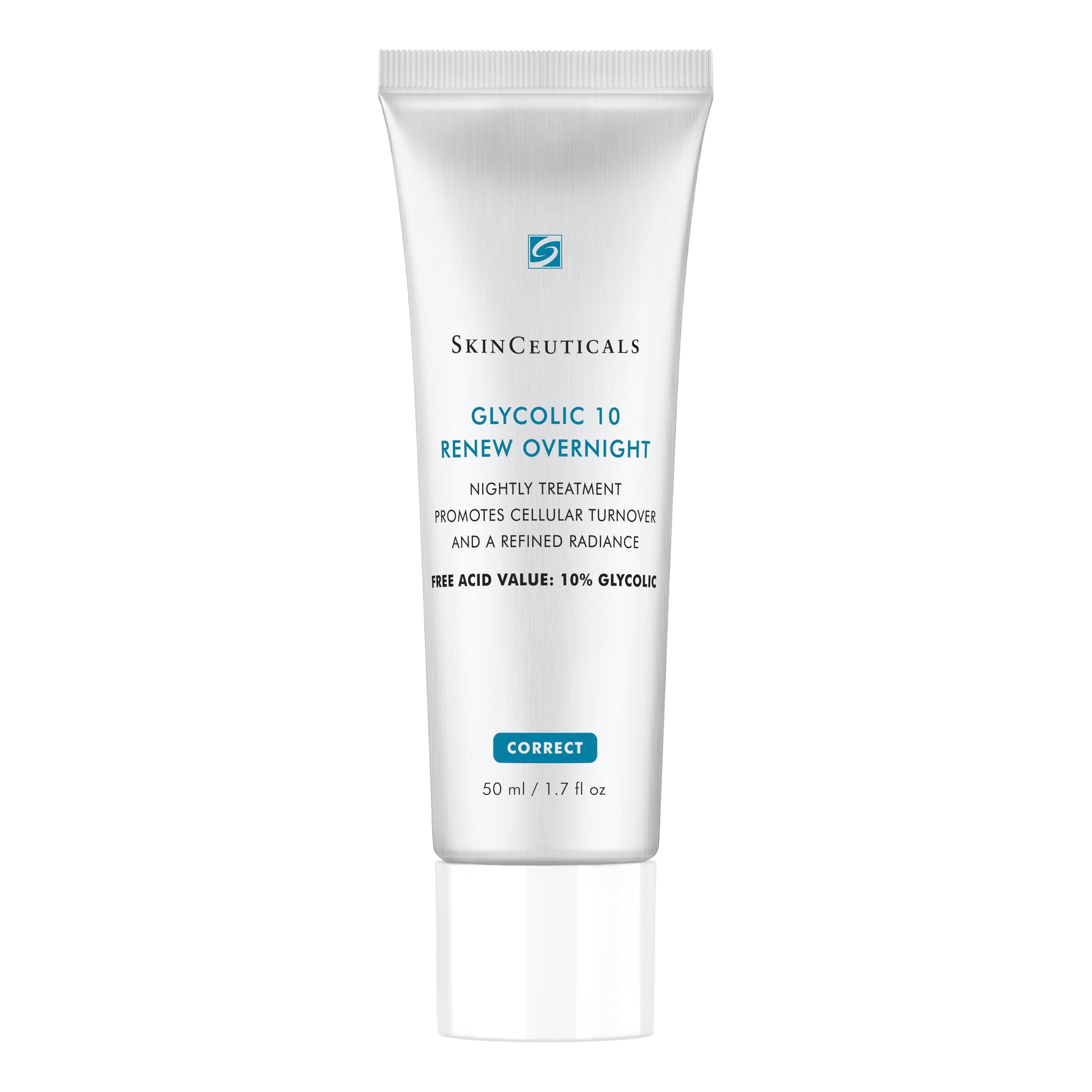 SkinCeuticals Glycolic 10 Renew Overnight | Crema Viso Notte Esfoliante Acido Glicolico 10% | 50ml
