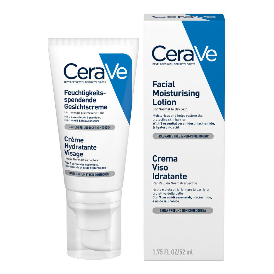 CeraVe | Crema Viso Idratante Pelle da Normale a Secca | 52ml
