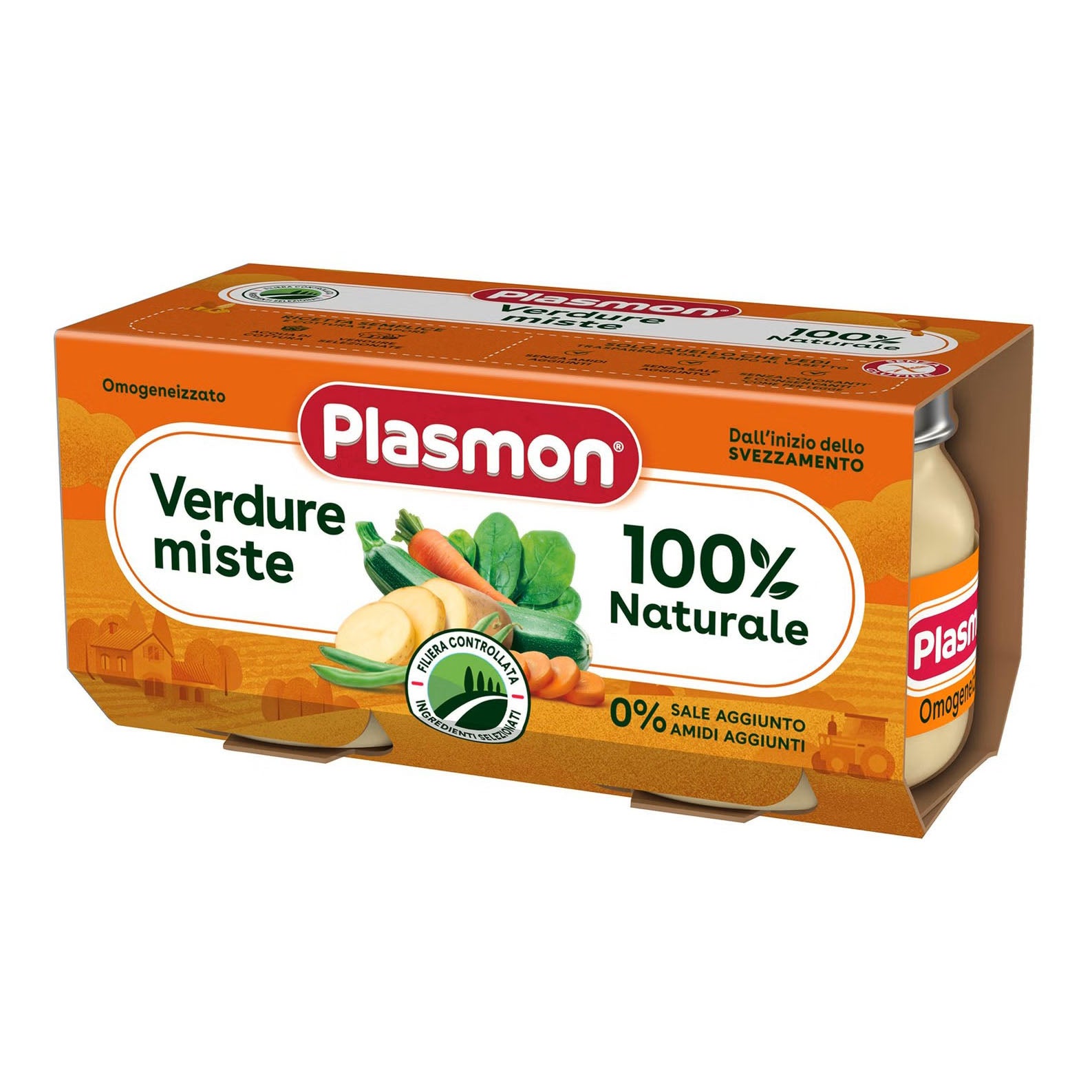PLASMON VERDURE MISTE 4X80G
