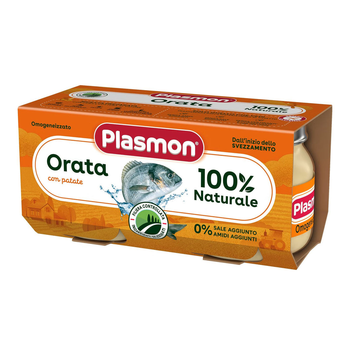 PLASMON ORATA C/PATATE 4X80G  