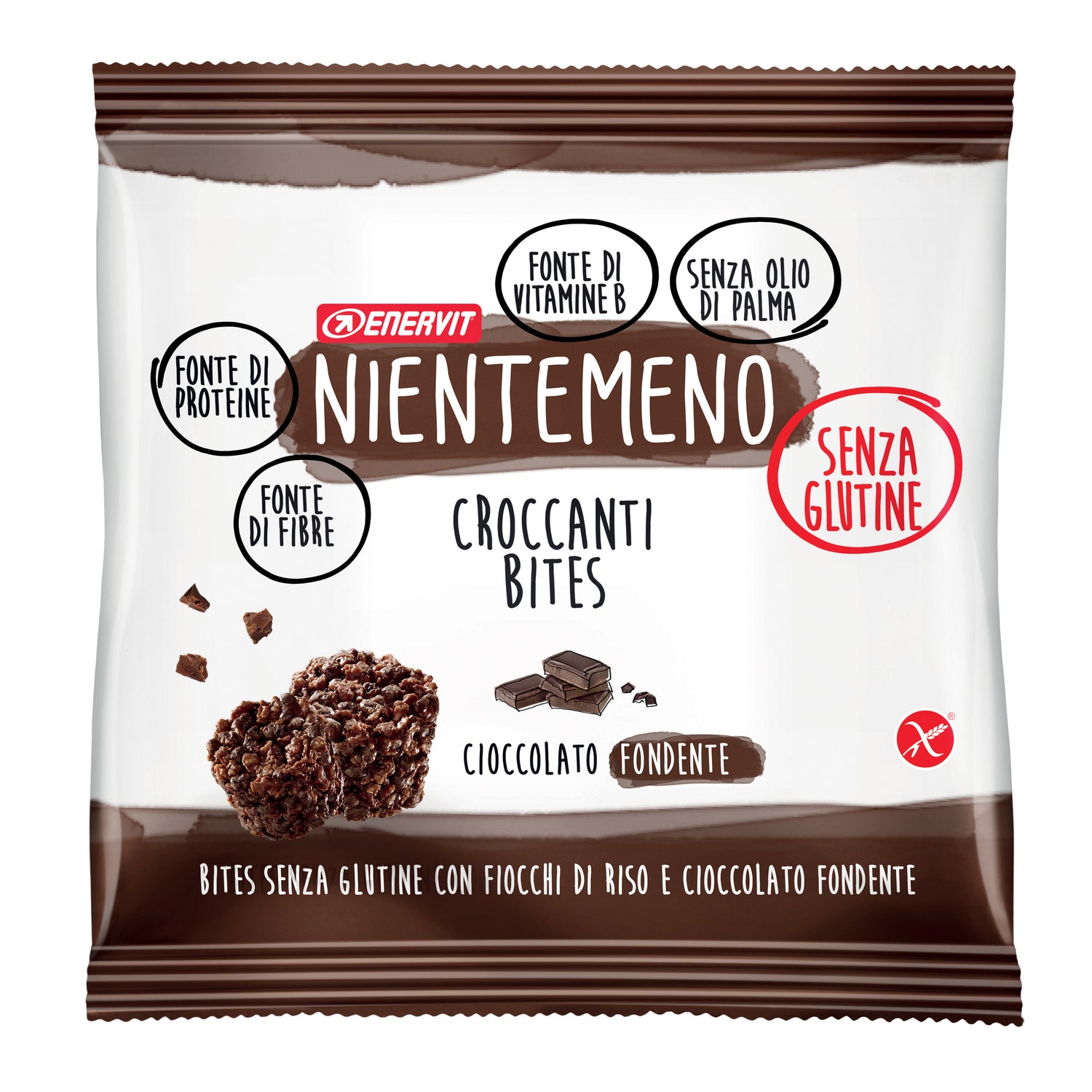 Enervit Nientemeno Bites Fiocchi Di Riso E Cioccolato Fondente 5 X 23g