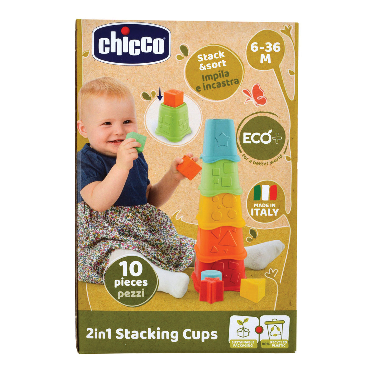 CH GIOCO 2 IN 1 TAZZE IMPILABI  