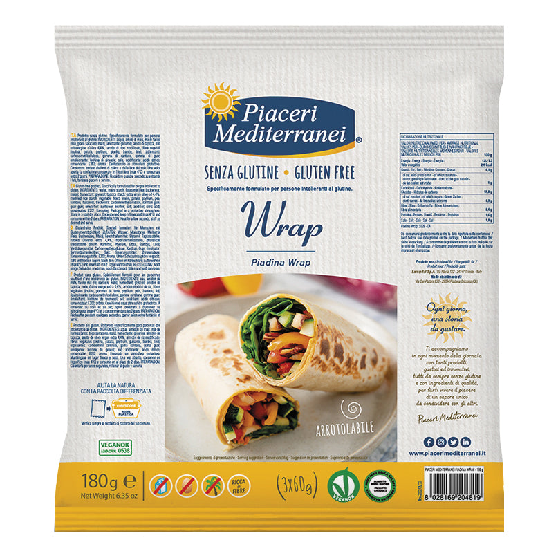 PIACERI MEDIT PIADINA WRAP180G  