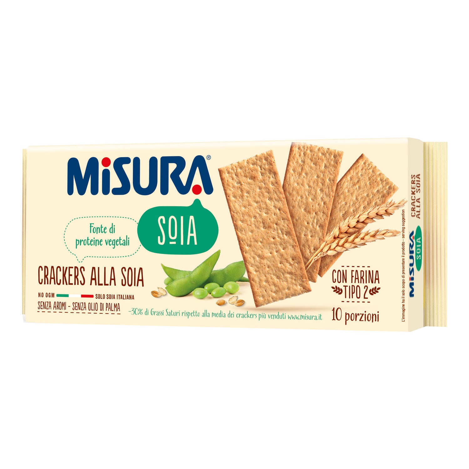 MISURA CRACKERS SOIA 10PORZ