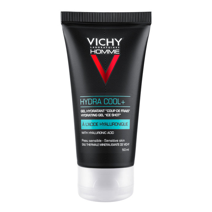 Vichy Homme Hydra Cool+ Gel Idratante Viso Effetto Ghiaccio Con Acido Ialuronico 50ml  