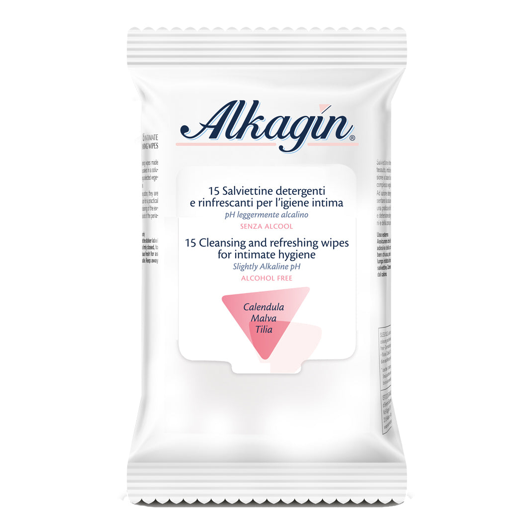 Alkagin Salviette Detergenti Igiene Intima Multipack 15 Pezzi