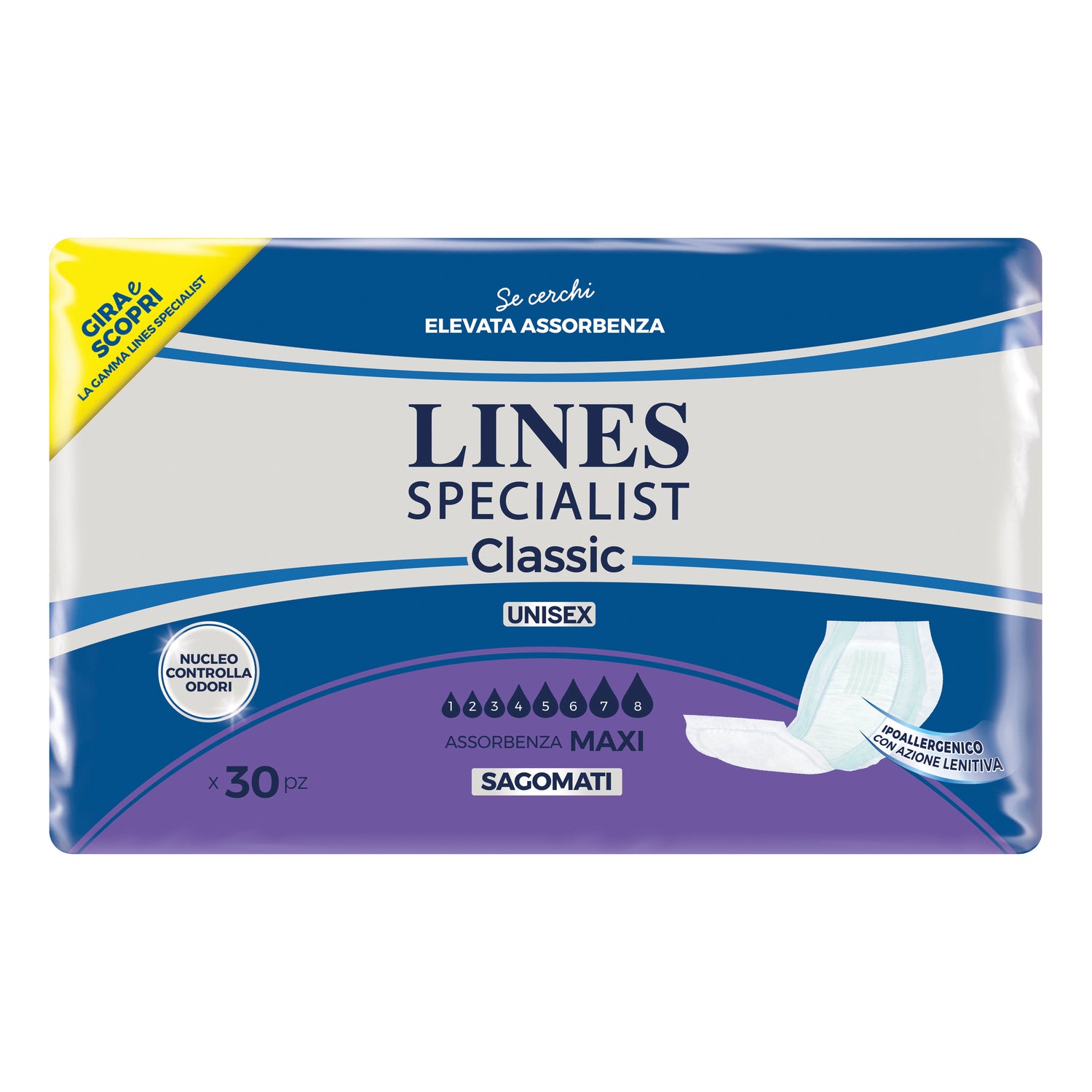 LINES SP CL PANN SAG MAXI 30PZ