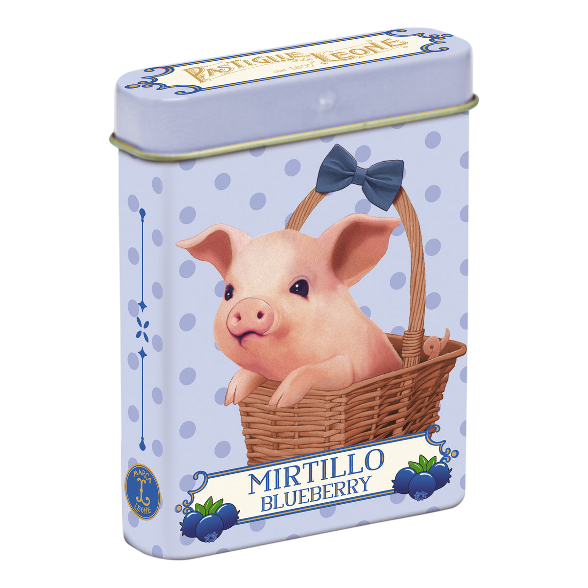 Leone Pastiglie In Lattina Teneri Cuccioli Wild Pastiglie Mirtillo 15g Maialino  