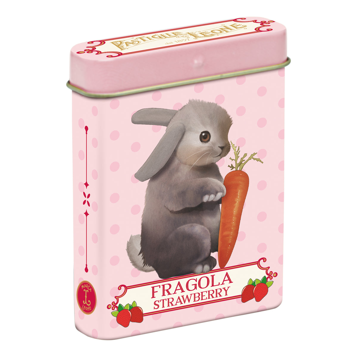 Leone Pastiglie In lattina Teneri Cuccioli Wild Pastiglie Fragola 15G CONIGLIO  