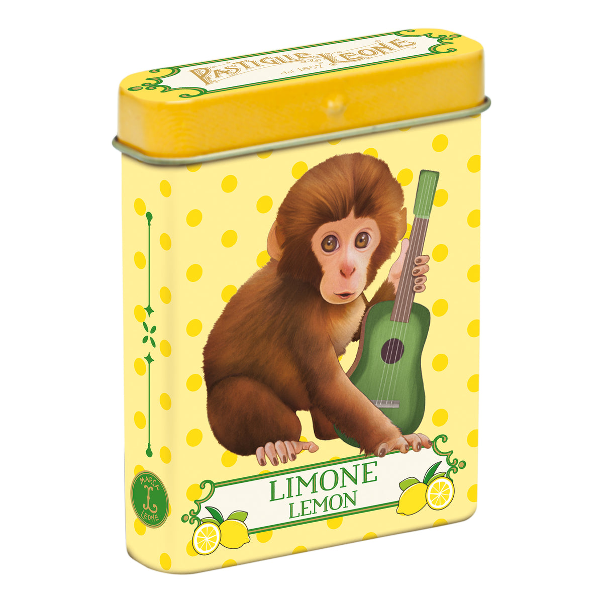 Leone Pastiglie In lattina Teneri Cuccioli Wild Pastiglie Limone 15G SCIMMIA  