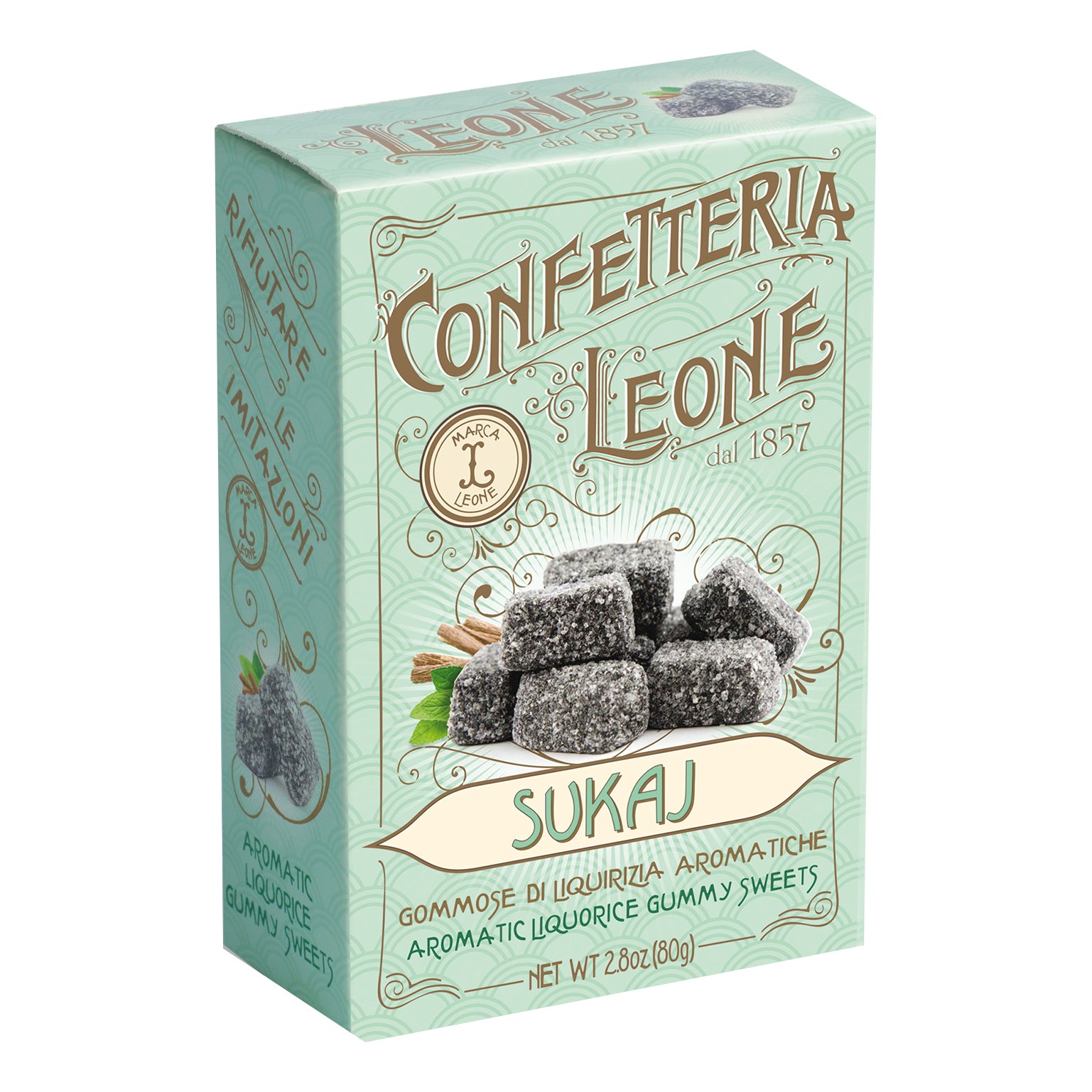 Leone Antica Confetteria - Sukaj Gommose Di Liquirizia 80g
