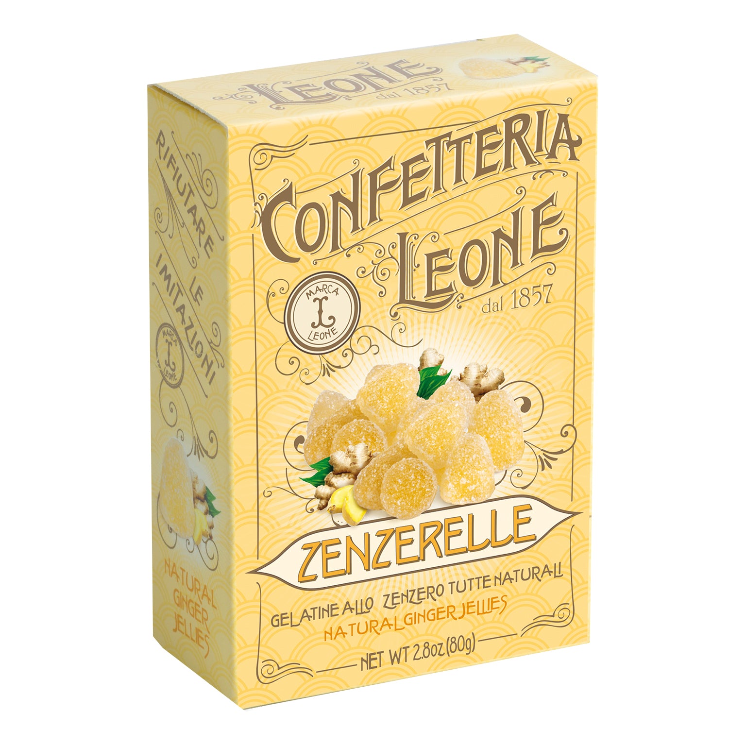 Leone Antica Confetteria - Zenzerine Gelatine Morbide 80g
