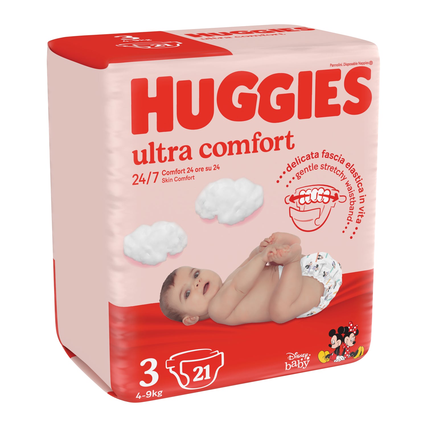 HUGGIES ULTRA COMFORT BAS3 21P