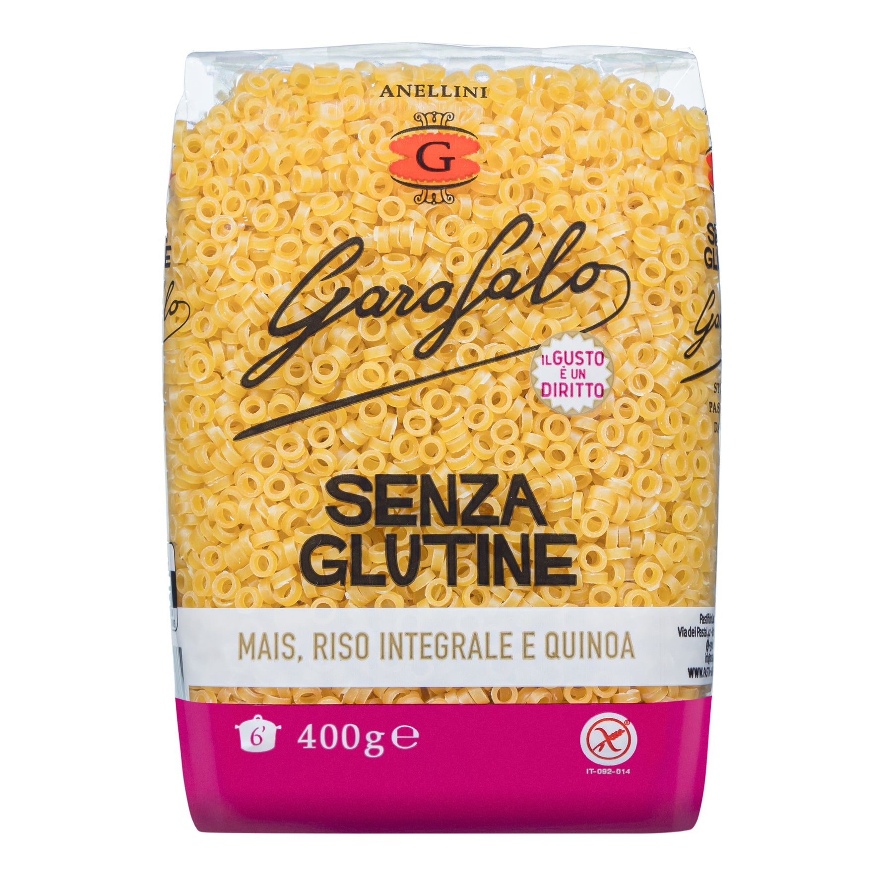 GAROFALO ANELLINI 400G

