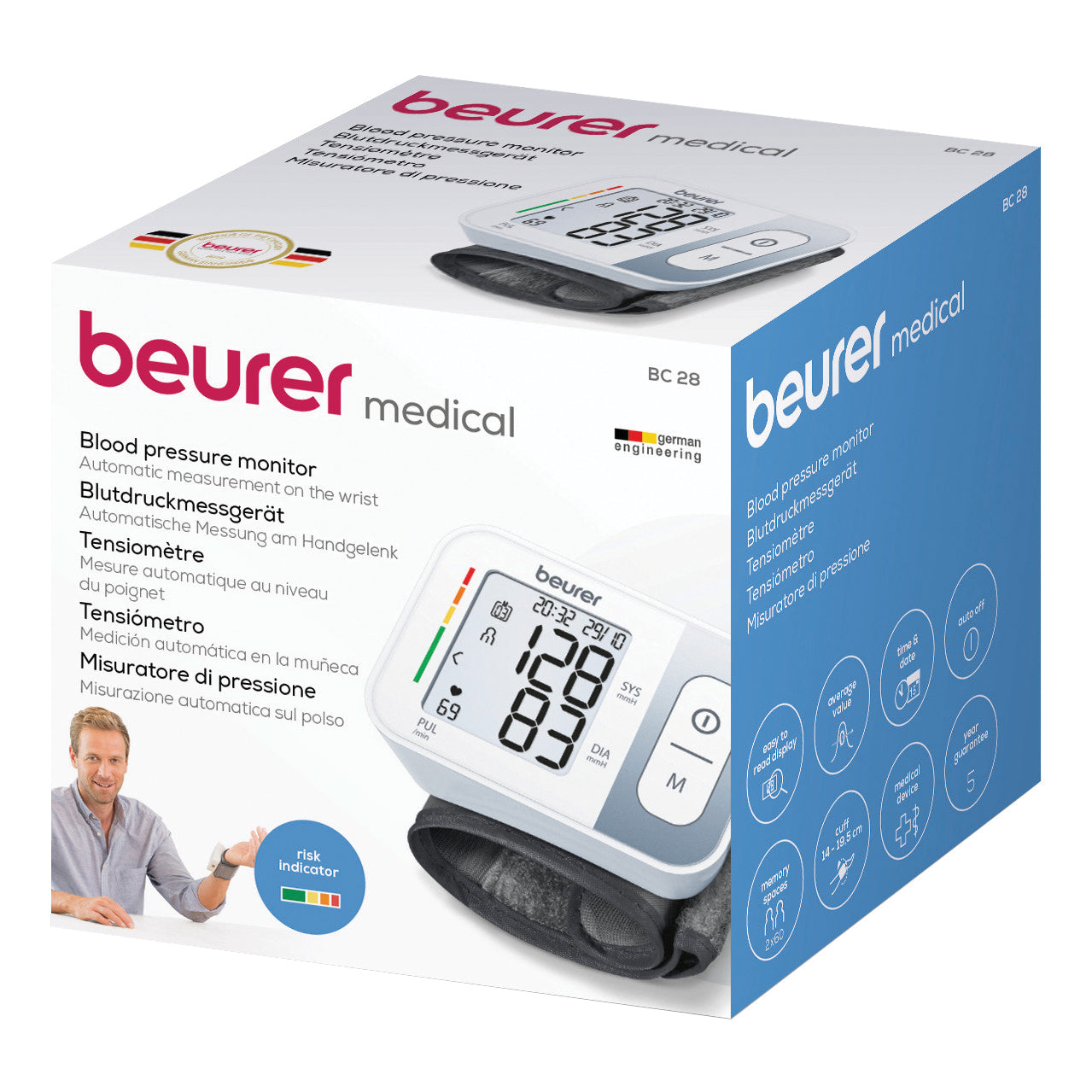 BEURER MISUR PRESS POLSO BC 28