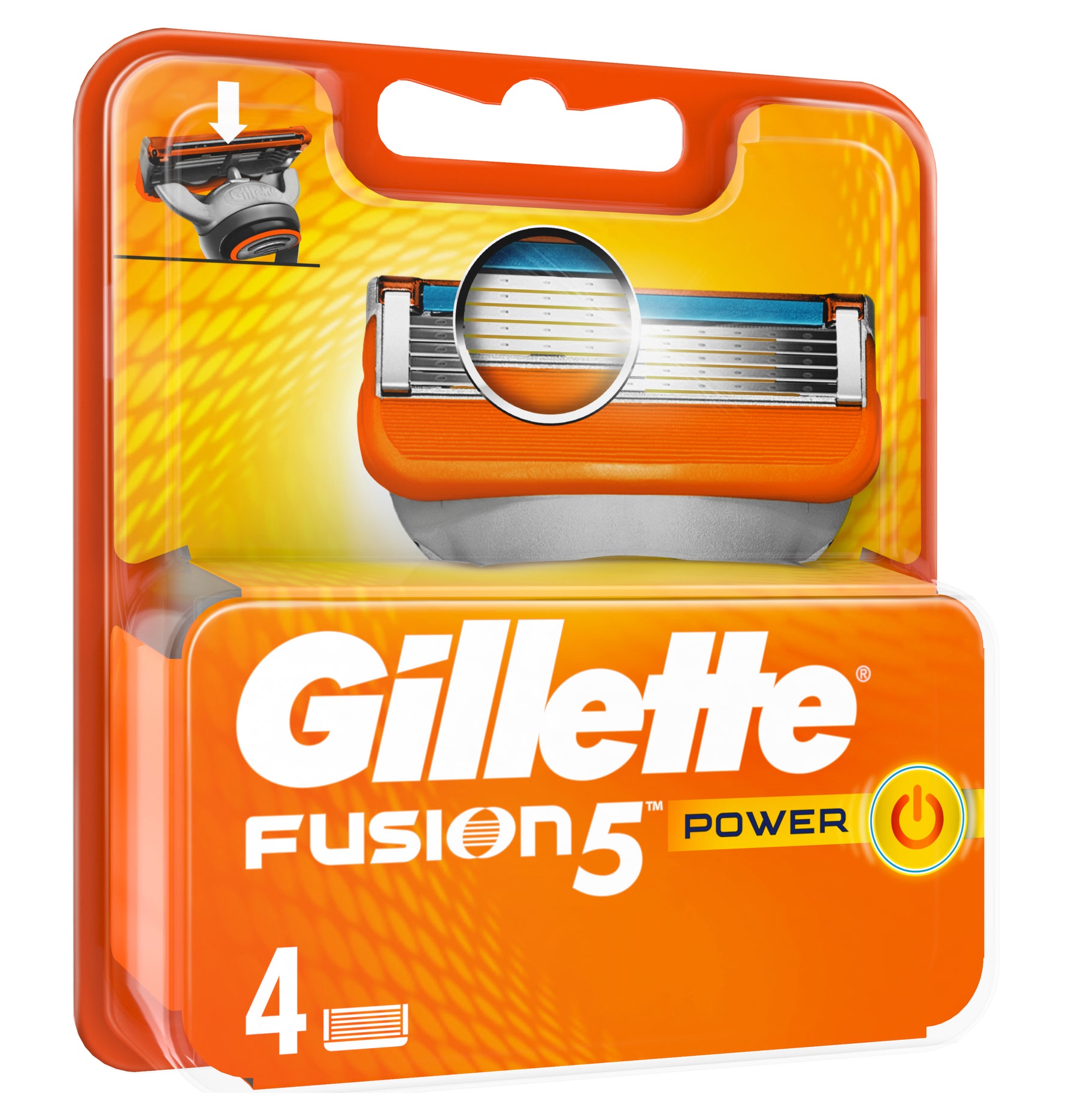 GILLETTE FUSION POWER LAME 4PZ
