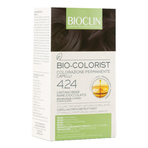 Bioclin Bio Colorist Tintura Capelli Colore 4.24 Castano Beige Rame