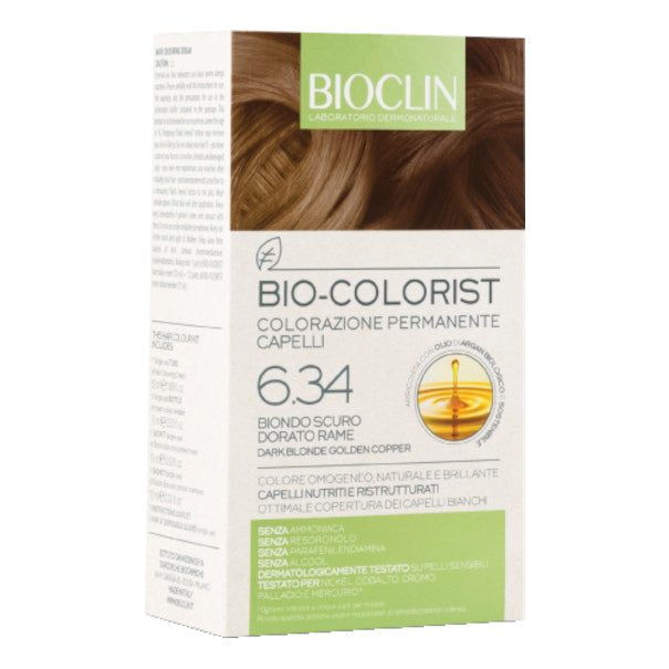 Bioclin Bio Colorist Tintura Capelli Colore 6.34 Biondo Scuro Dorato Rame