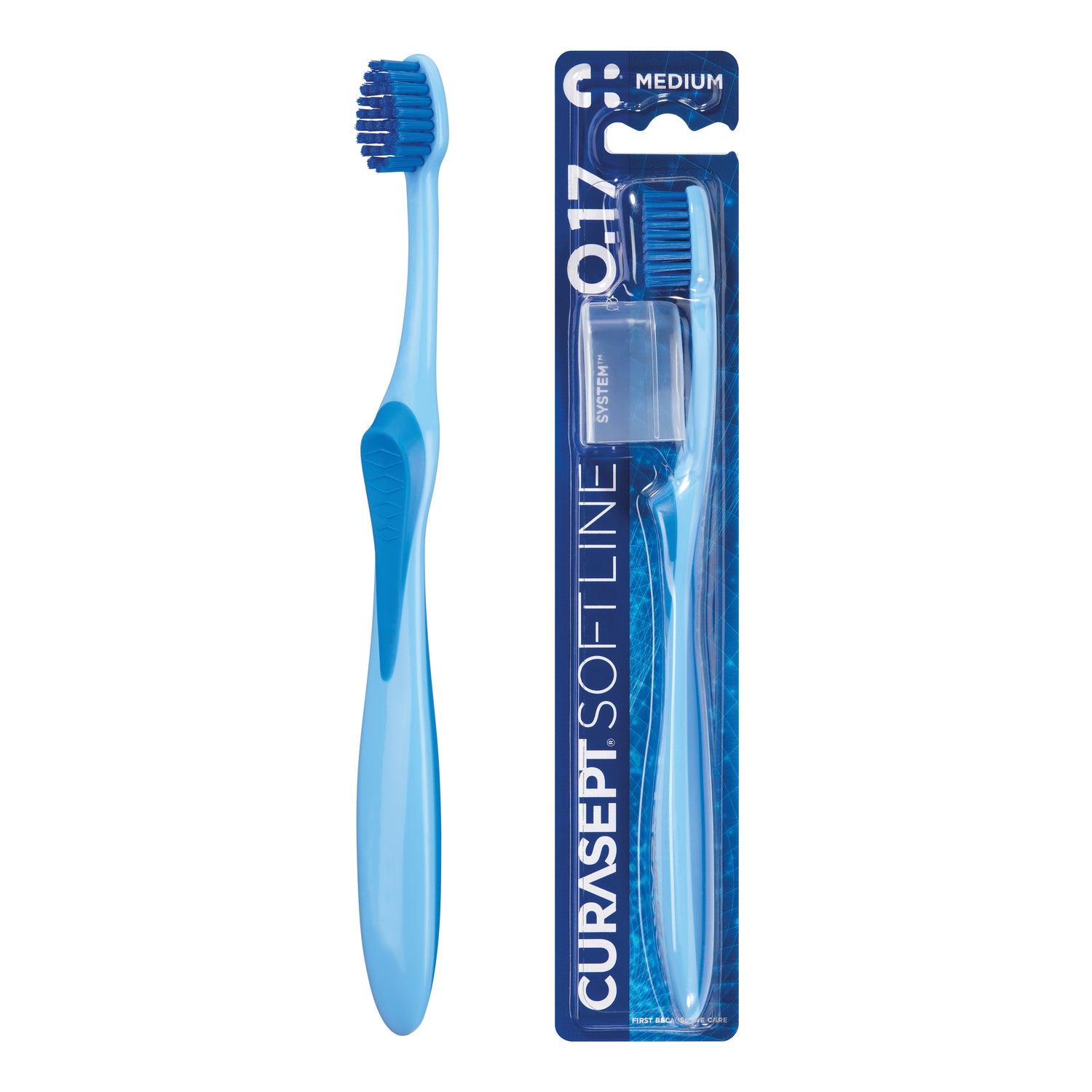 Curasept Softline | Spazzolino Medium 0.17 | 1 Pezzo