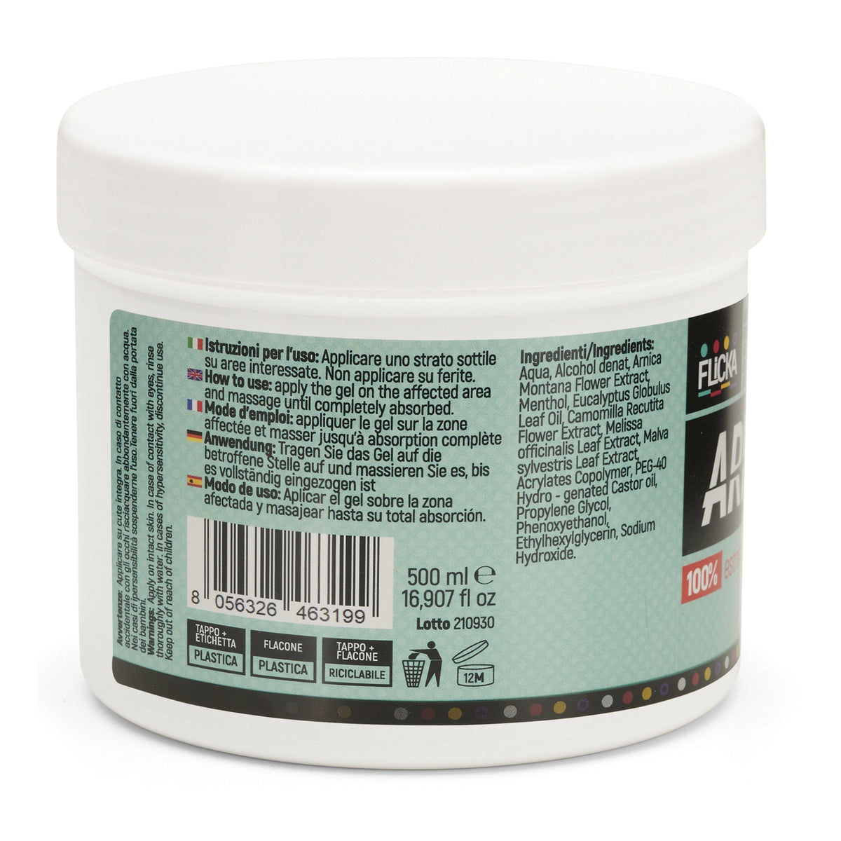ARNICA GEL 99 BAR 500ML  