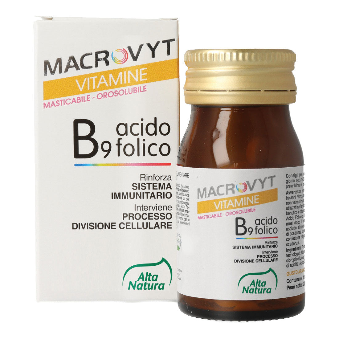 MACROVYT ACIDO FOLICO 40CPR
