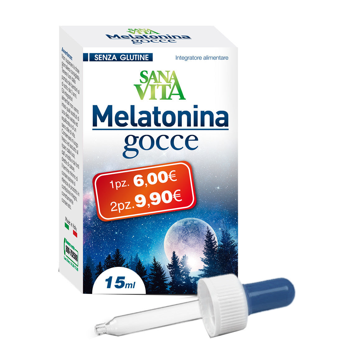 SANAVITA MELATONINA GOCCE 15ML
