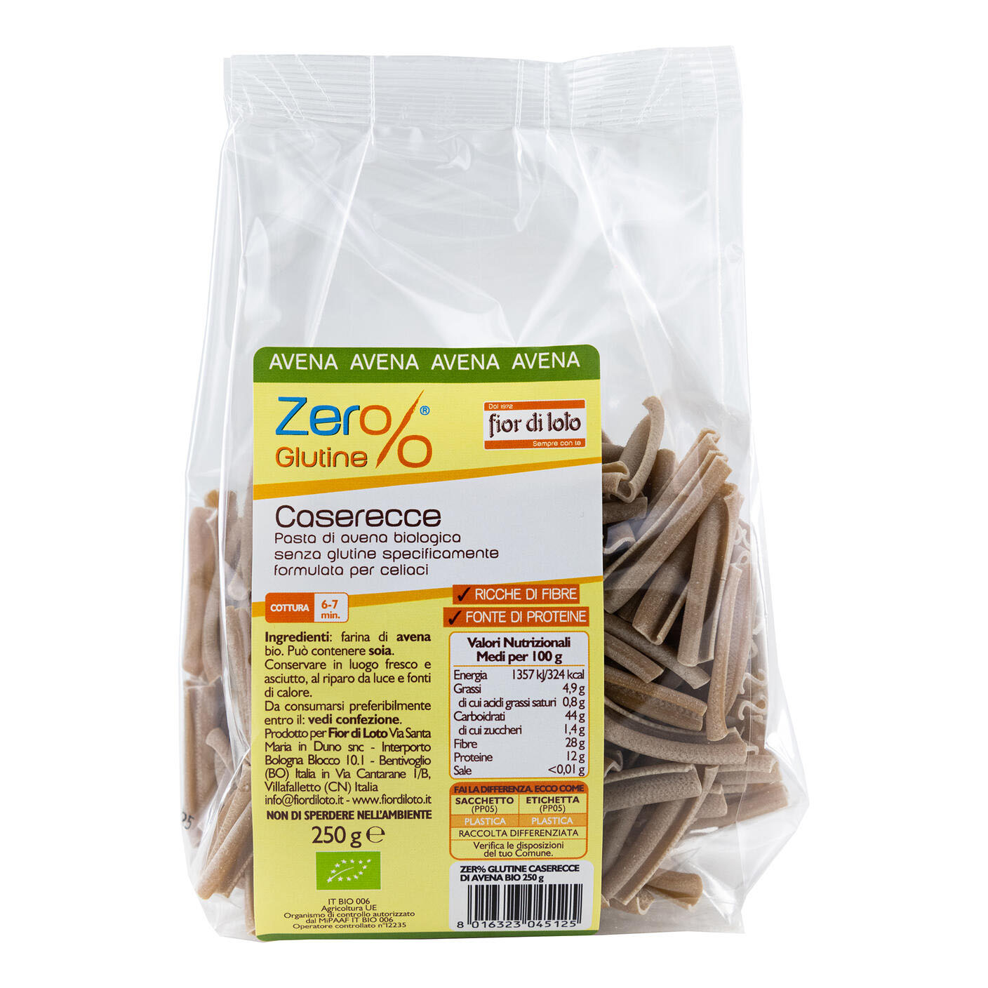 CASERECCE DI AVENA 250G