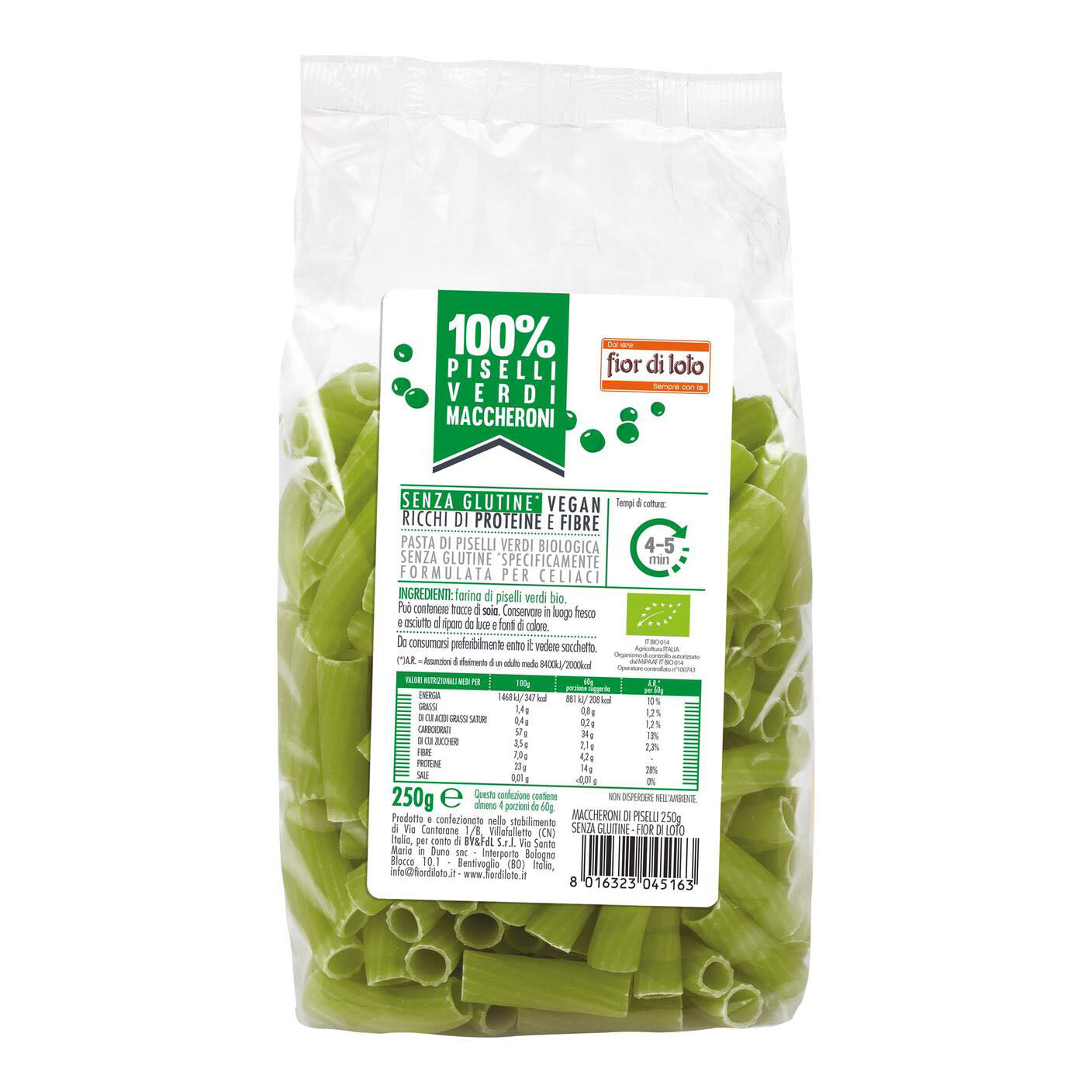 MACCHERONI DI PISELLI 250G