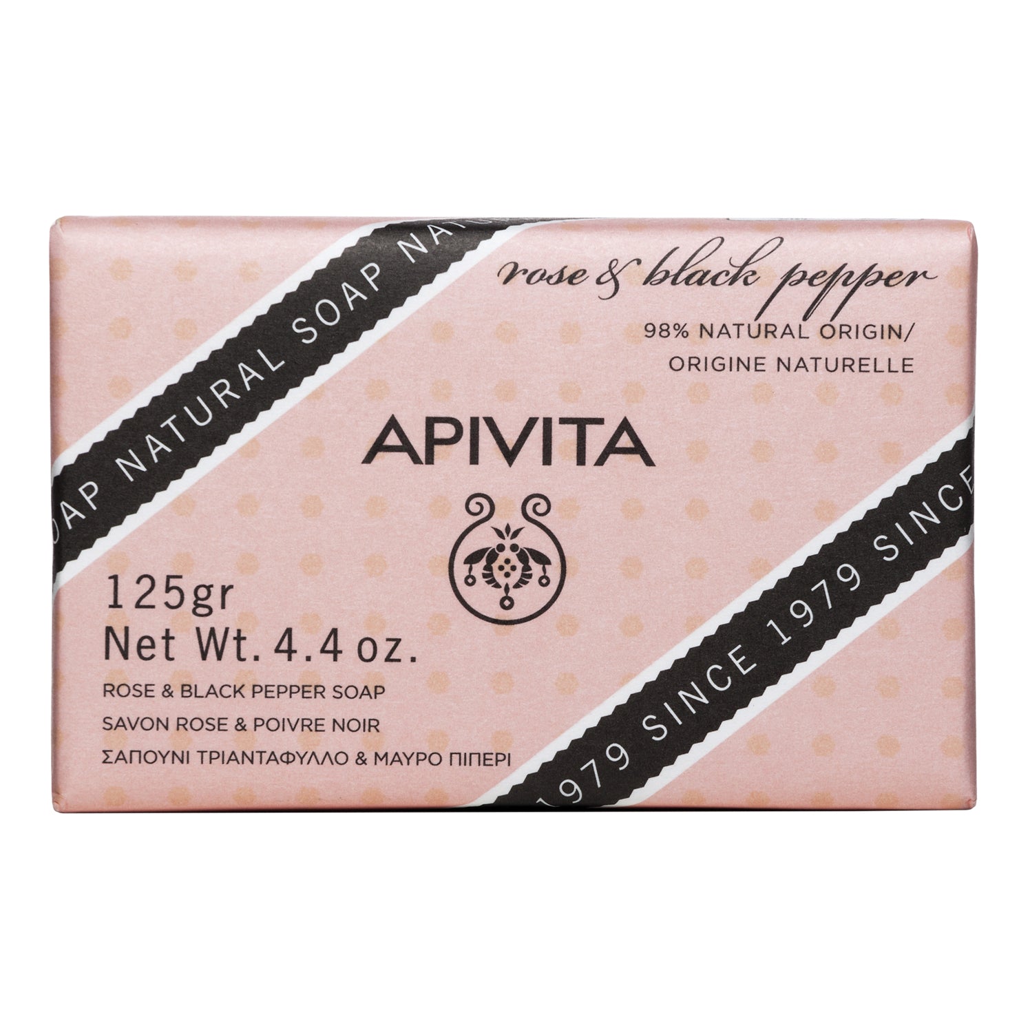 APIVITA NAT SOAP ROSE 125G/19
