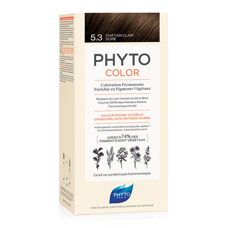 Phyto Phytocolor Colorazione Permanente 5.3 Castano Chiaro Dorato  