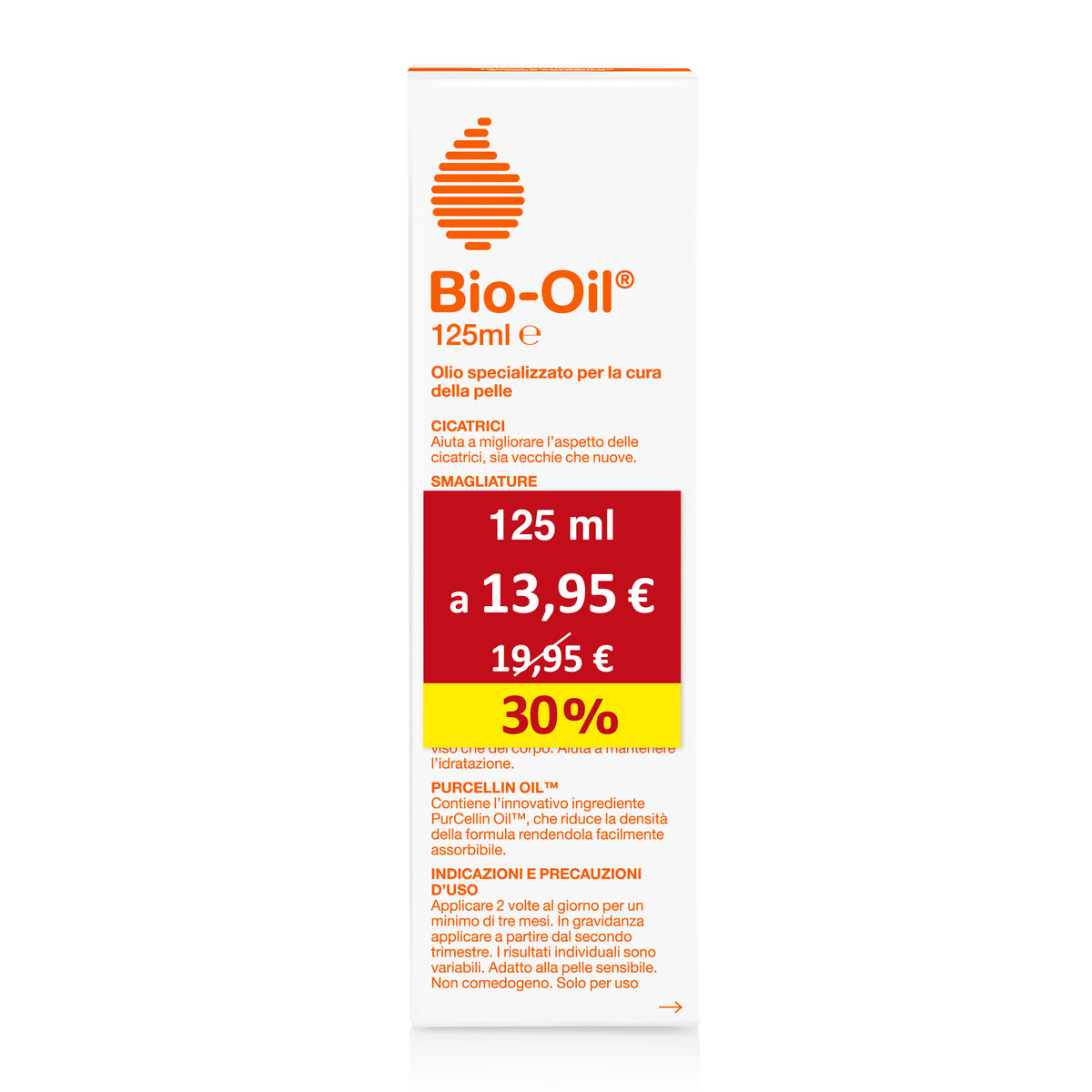 Bio-Oil Olio Dermatologico 125ml Taglio Prezzo  
