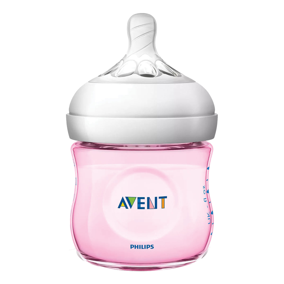 AVENT BIB NAT PP ROSA 125ML  