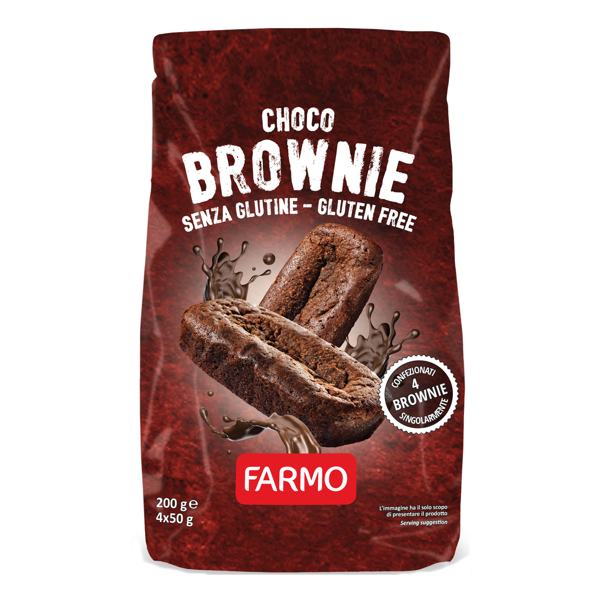 FARMO CHOCO BROWNIE 4X50G  