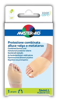 Master Aid Foot Care Protezione Combinata Alluce Valgo E Metatarso Small