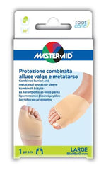 Master Aid Foot Care Protezione Combinata Alluce Valgo E Metatarso Taglia Large  
