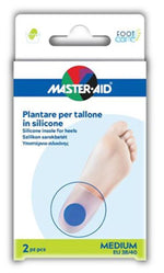 Master Aid Foot Care Protezione Tallone Silicone Taglia Medium (38/40) 2 Pezzi  